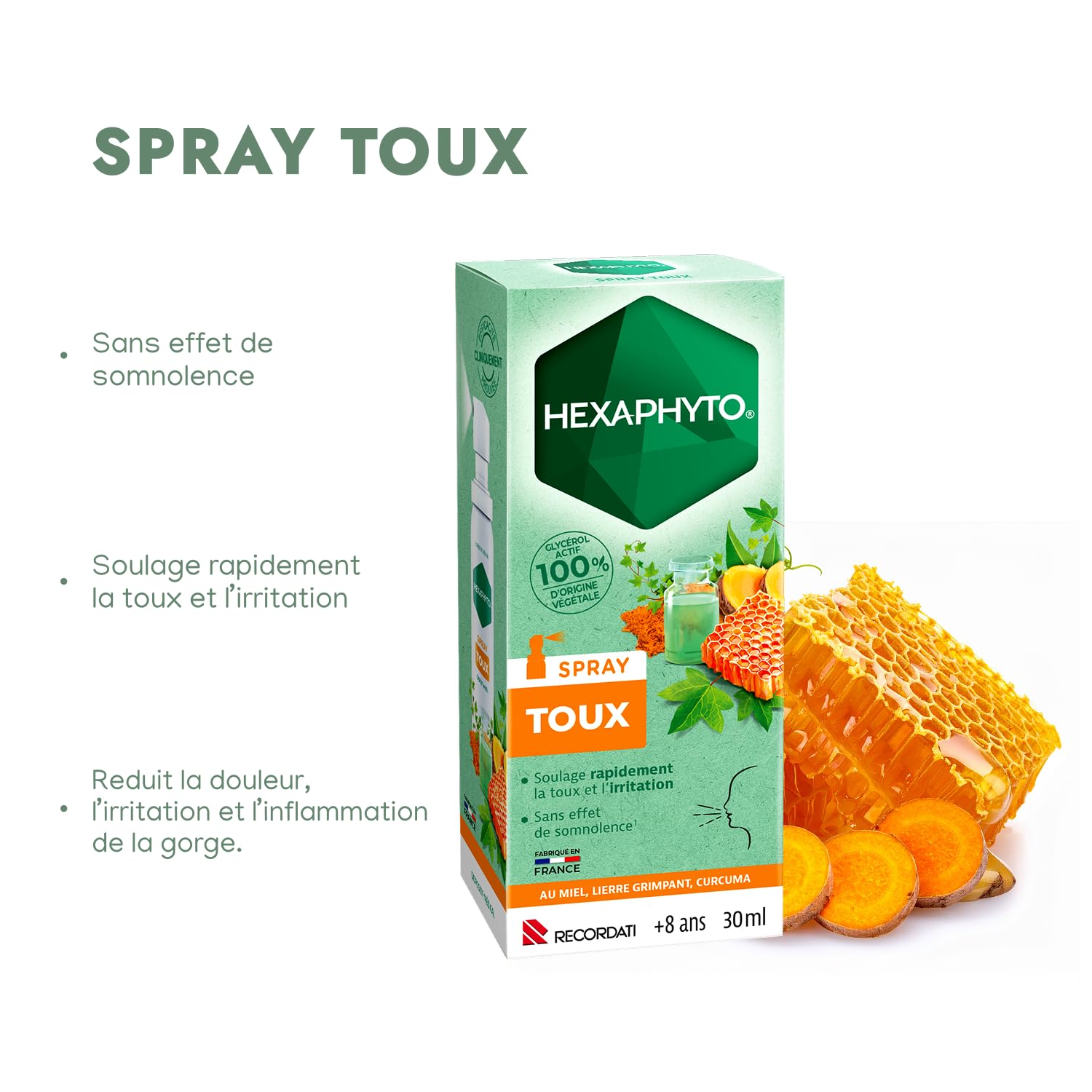 Hexaphyto Spray Hexaphyto spray toux miel 30 ml lot de 1