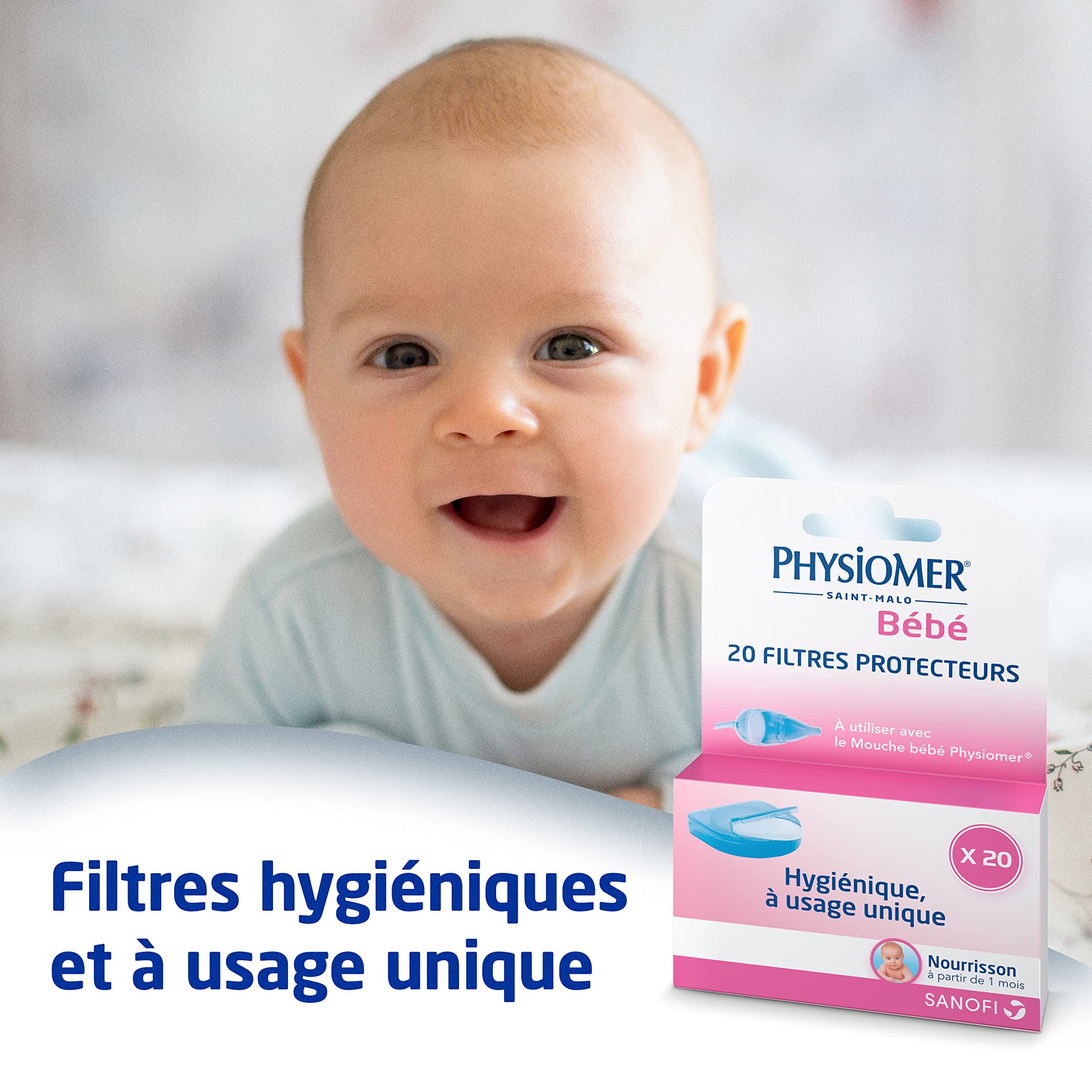 Physiomer Mouche Bébé filtres protecteurs jetables x20
