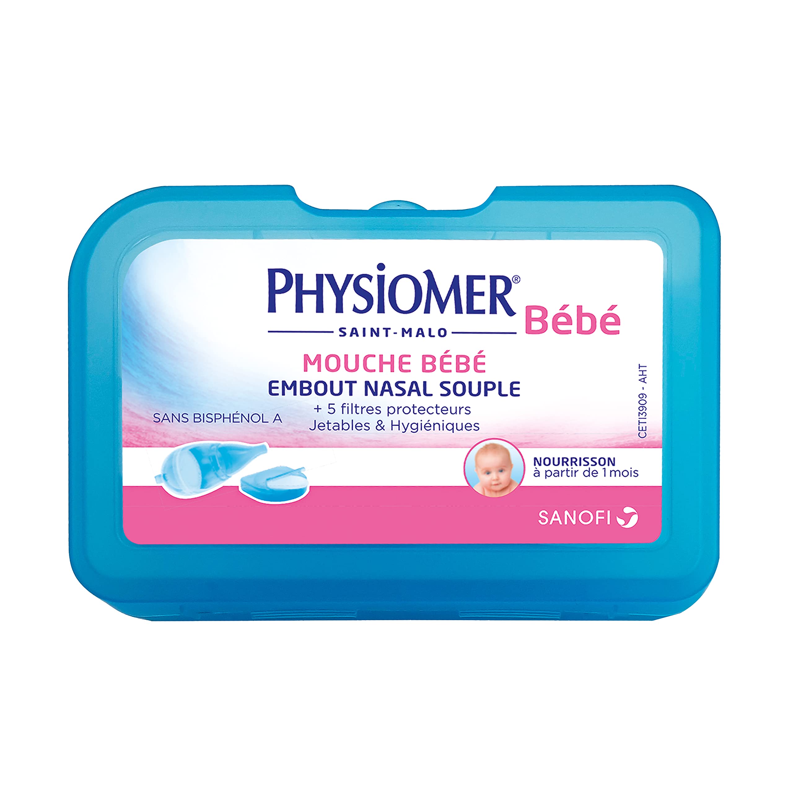 Physiomer Mouche Bébé aspirateur nasal nourrisson + 5 filtres