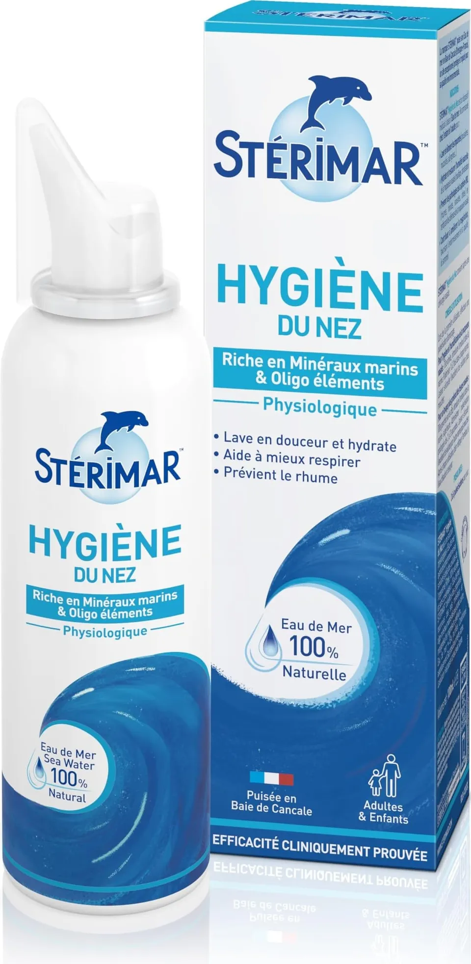 Stérimar Hygiène au quotidien spray nasal eau de mer 100ml