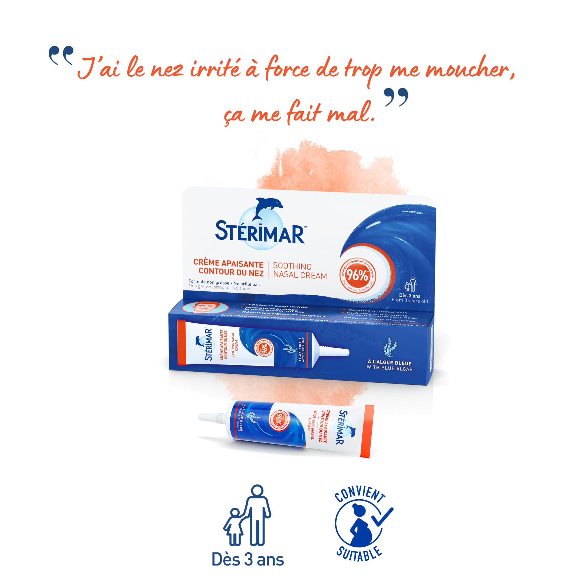 Stérimar Rhume crème contour du nez 12,5 g