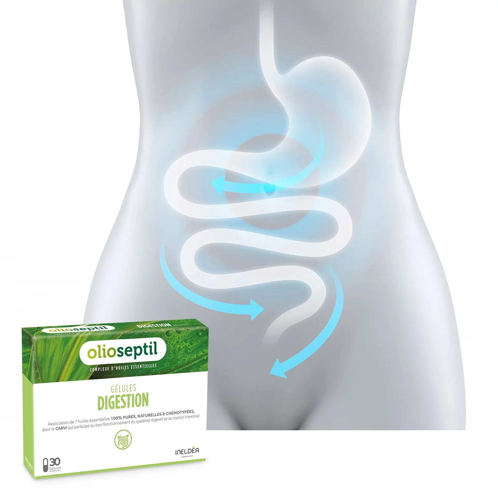 Olioseptil Confort digestif gélules digestion lot de 3 carvi