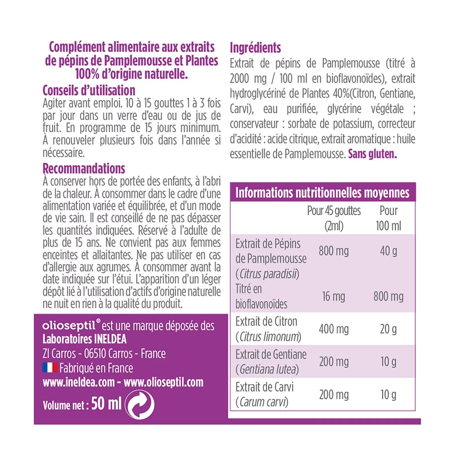 Olioseptil Duo Gastro Protect Gélules + EPP Citrus Digestion