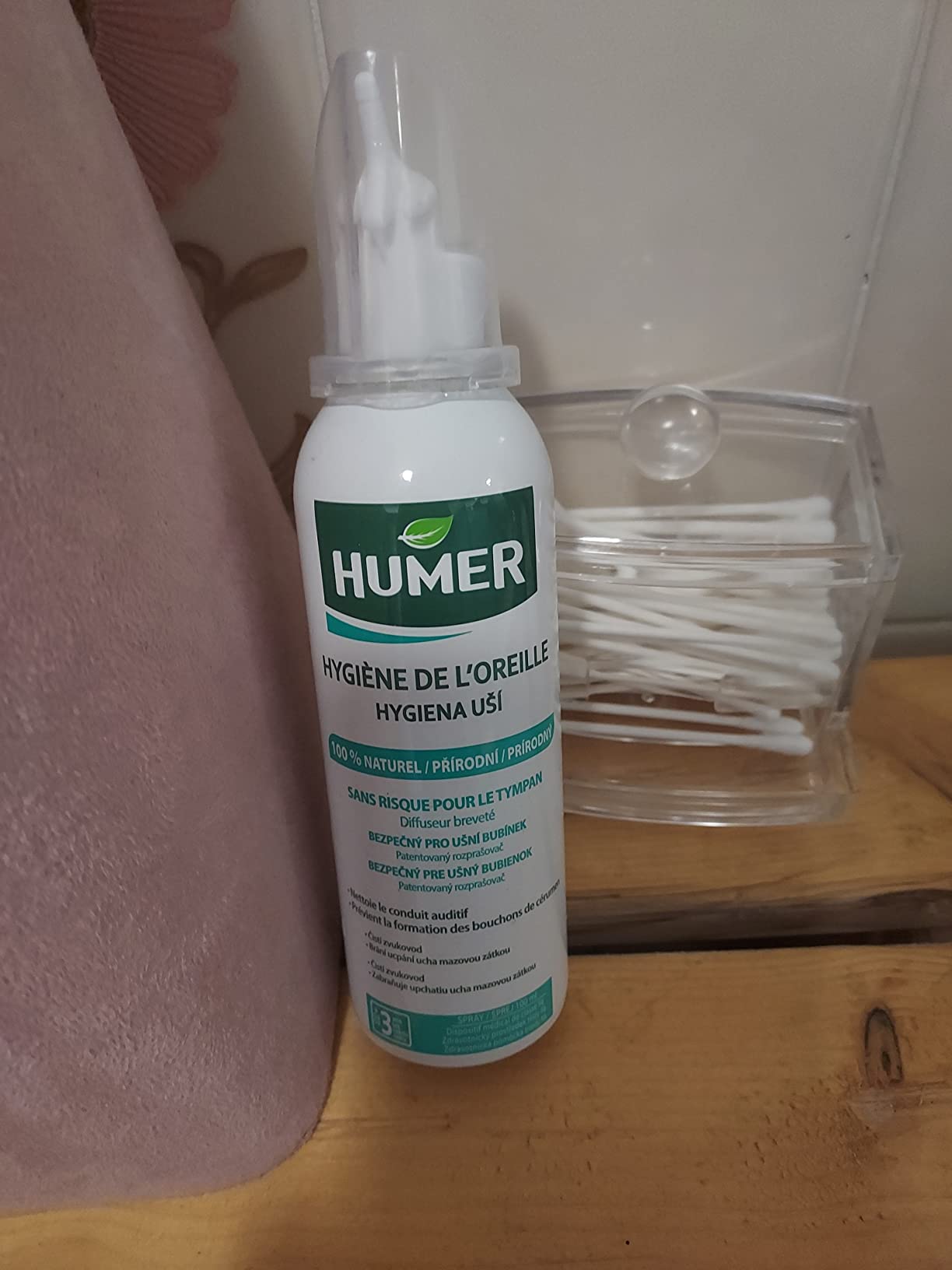 Humer Hygiène de l’Oreille spray auriculaire eau de mer 100 ml