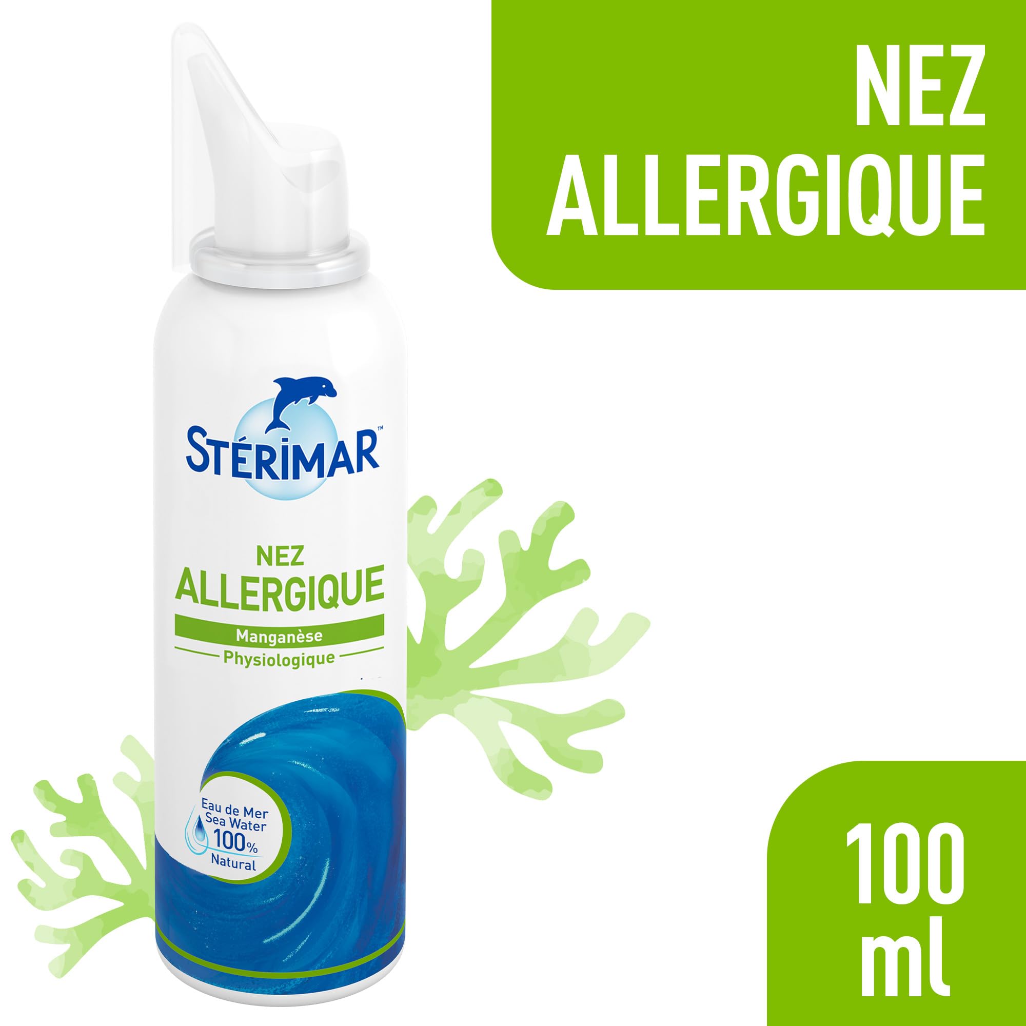 Stérimar Allergie spray nasal eau de mer 100 ml manganèse