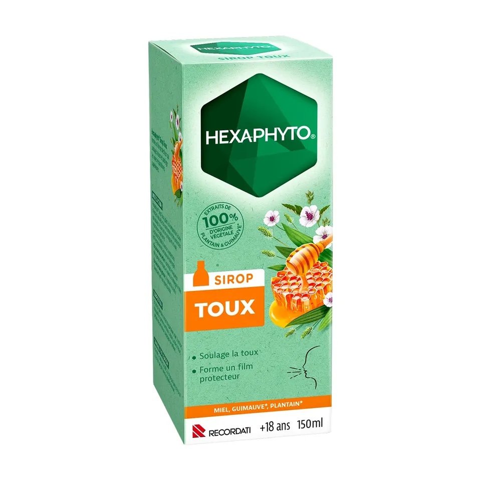 Hexaphyto Sirop Hexaphyto sirop toux 150 ml guimauve plantain