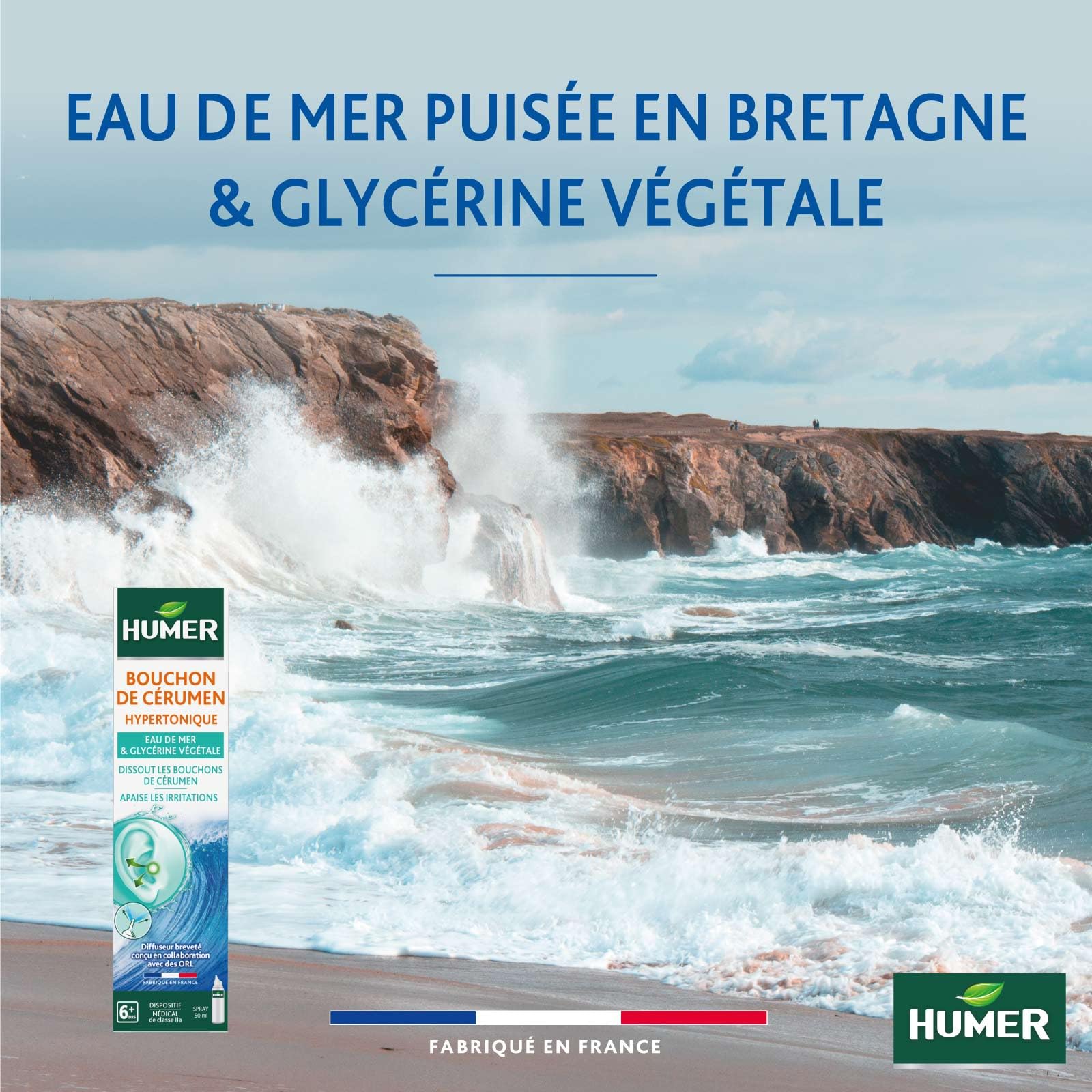 Humer Bouchon de Cérumen spray auriculaire 50 ml oreilles