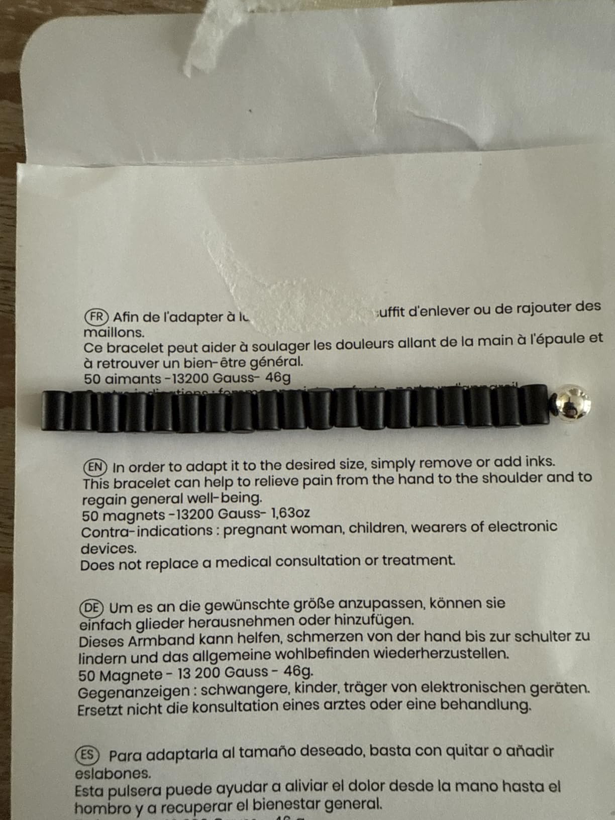 Aimantix Bracelets Magnétiques bracelet ajustable néodyme