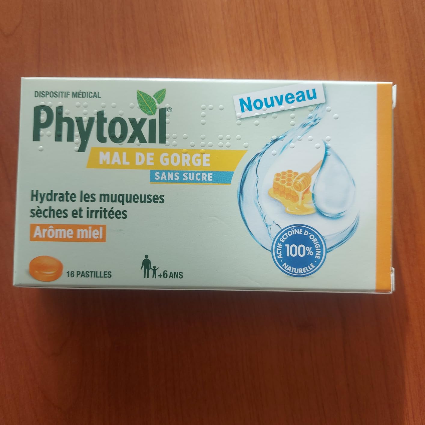 Phytoxil Gamme Gorge Pastilles Mal de Gorge Sans Sucre Miel