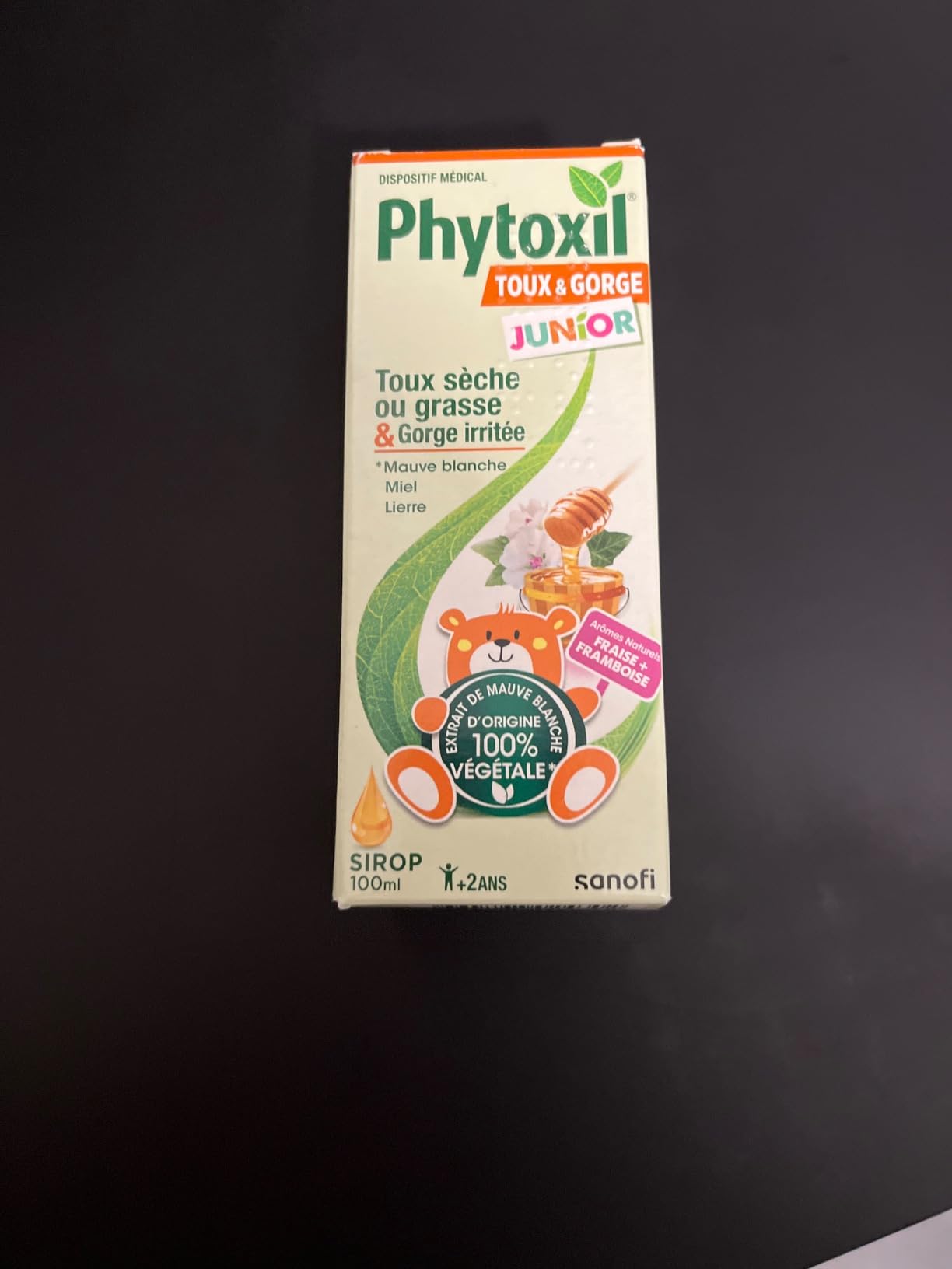 Phytoxil Junior sirop toux sèche et grasse 100 ml fraise