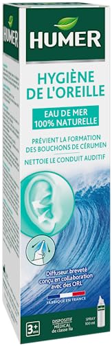 Humer Hygiène de l’Oreille spray auriculaire eau de mer 100 ml