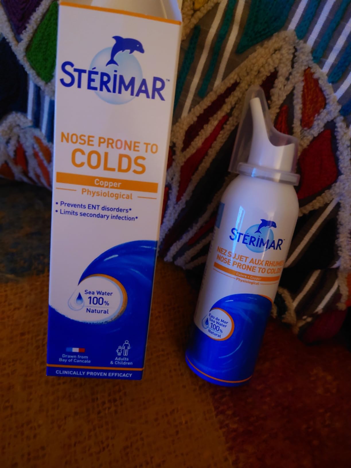 Stérimar Rhume Spray Nasal 100 ml Eau de Mer Cuivre