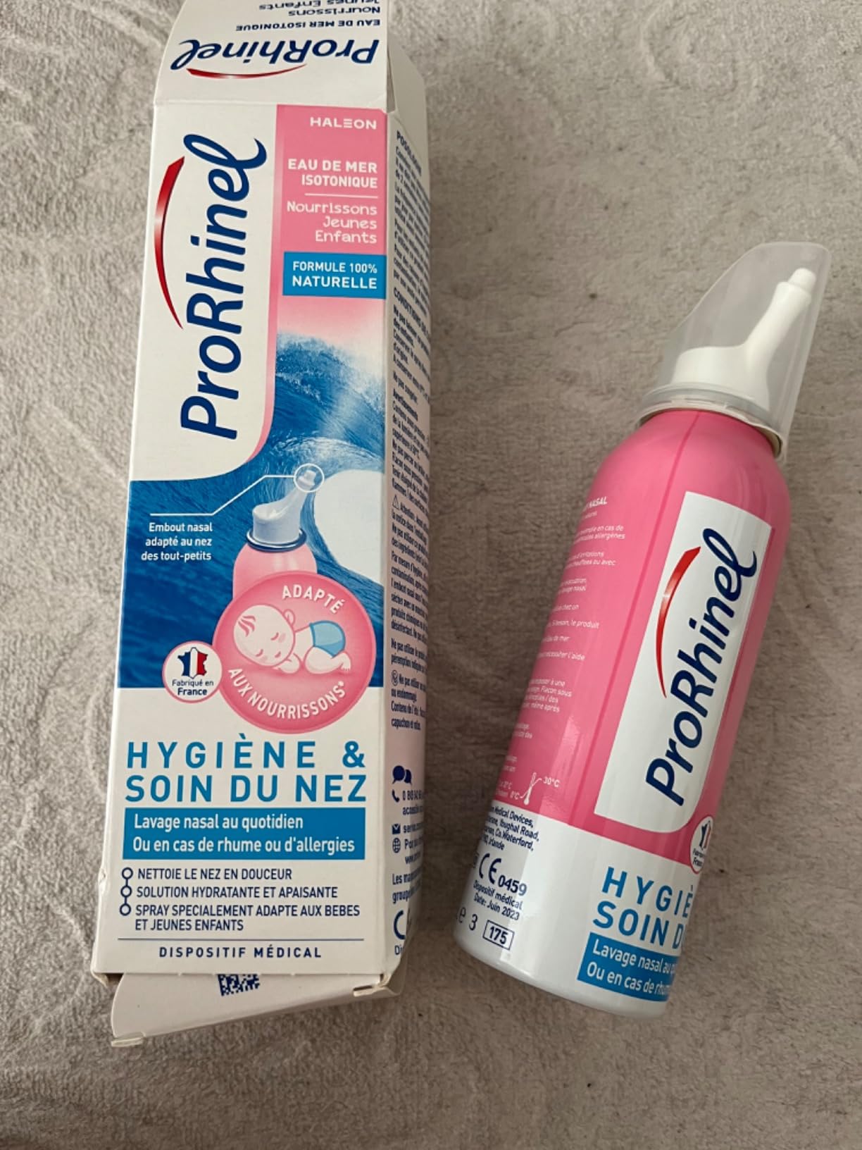 Prorhinel Gamme bébé spray nasal 100 ml eau de mer