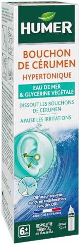 Humer Bouchon de Cérumen spray auriculaire 50 ml oreilles
