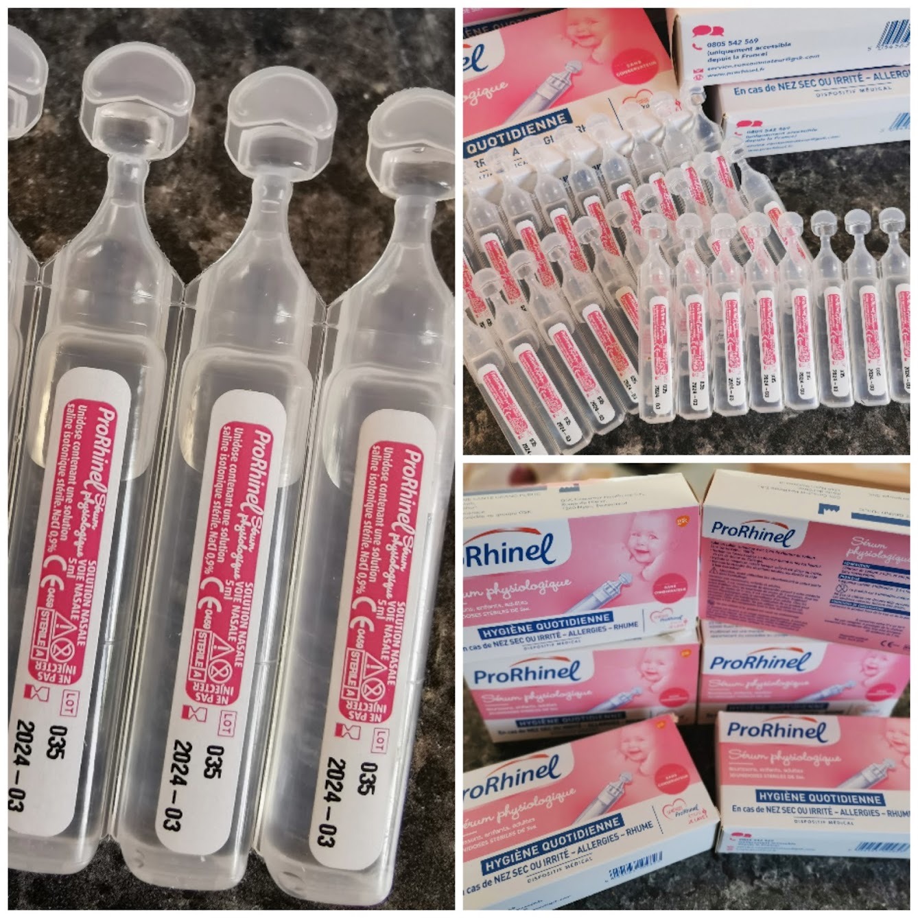 Prorhinel Gamme bébé sérum physiologique 6x30 unidoses