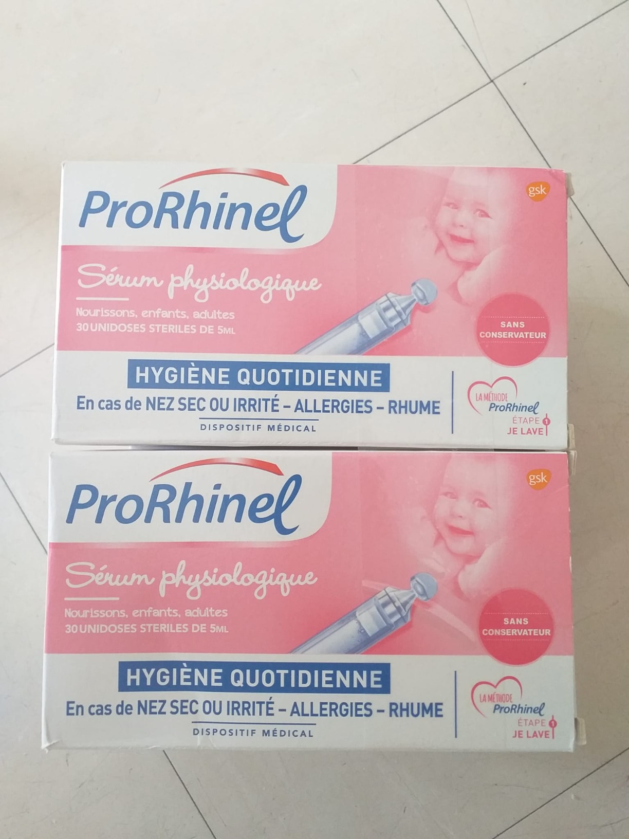 Prorhinel Gamme bébé sérum physiologique 6x30 unidoses