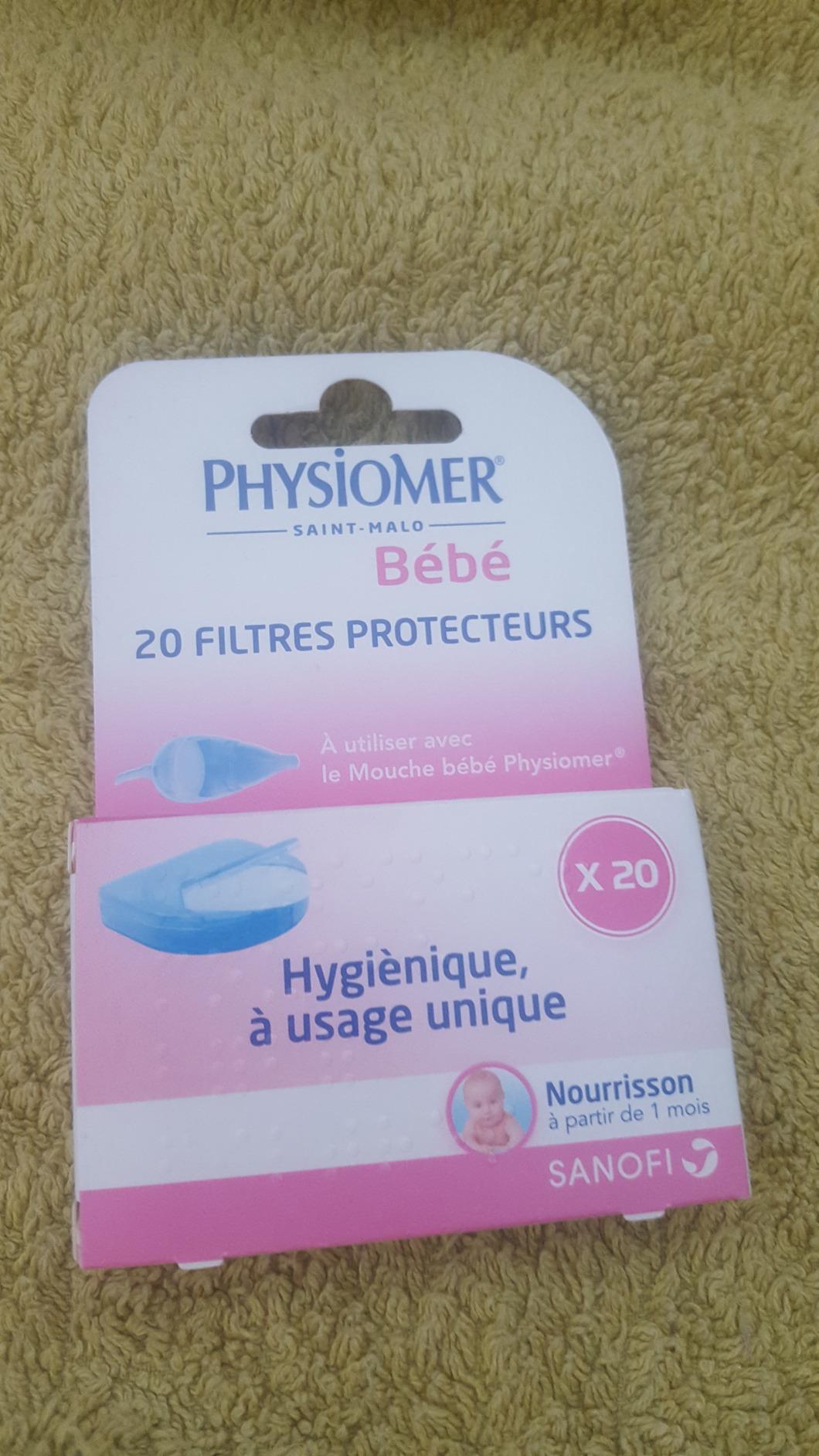 Physiomer Mouche Bébé filtres protecteurs jetables x20