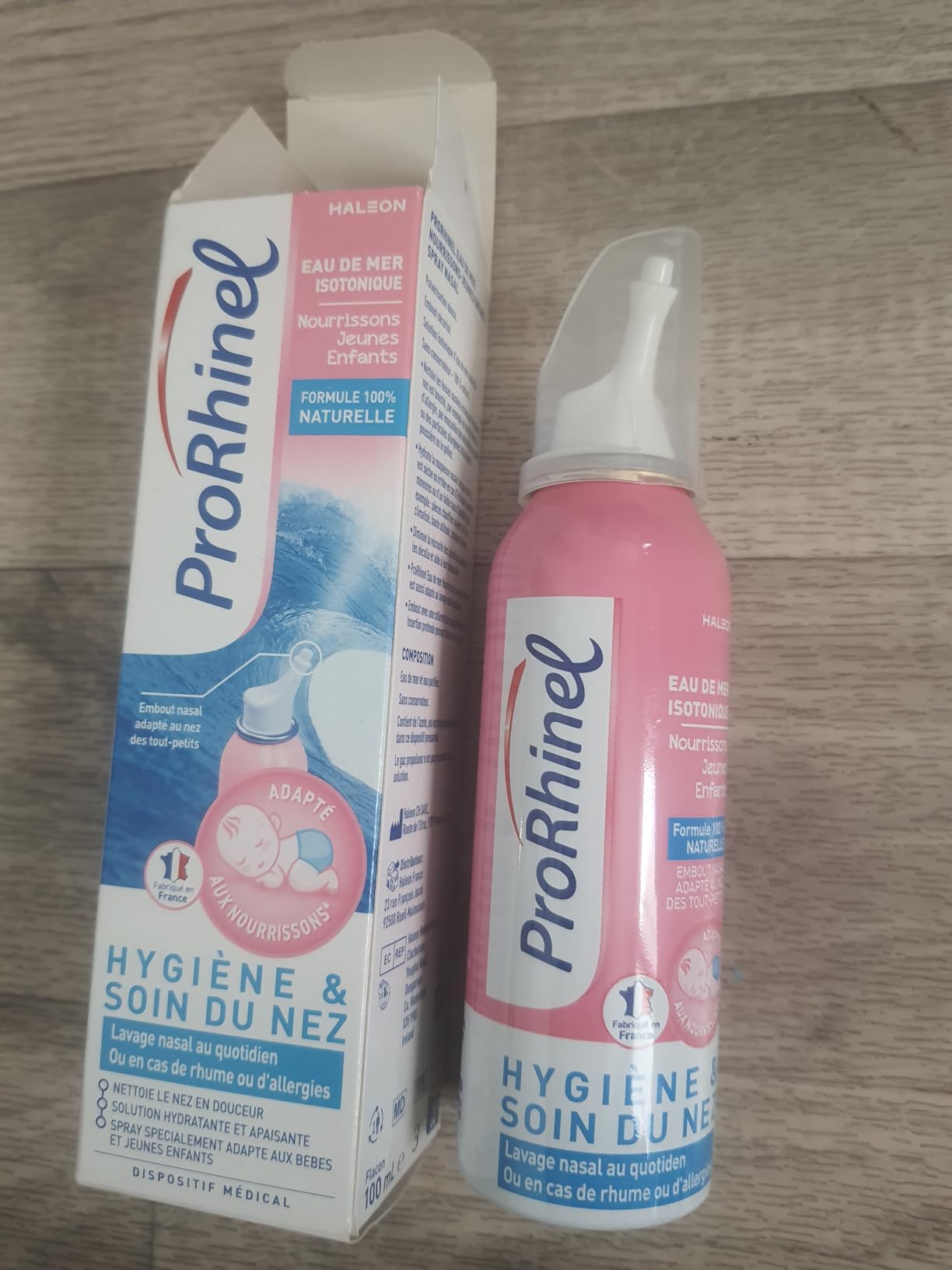 Prorhinel Gamme bébé spray nasal 100 ml eau de mer