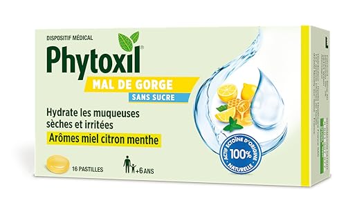 Phytoxil Gamme Gorge pastilles 16 citron miel menthe