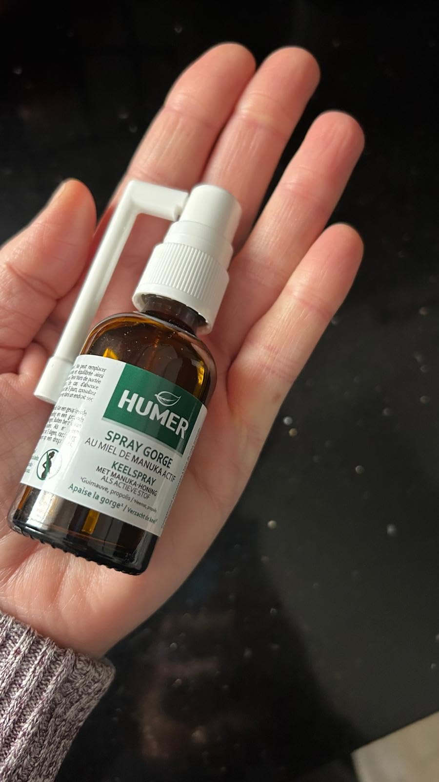 Humer Maux de Gorge spray gorge manuka 20 ml 98% naturel
