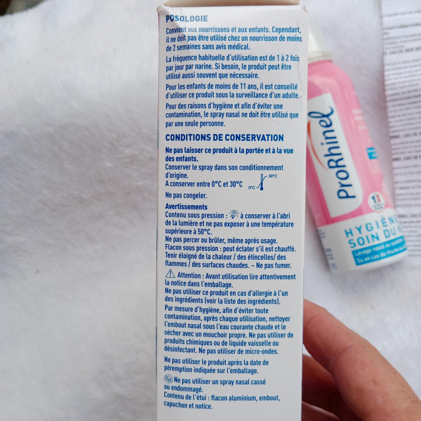 Prorhinel Gamme bébé spray nasal 100 ml eau de mer