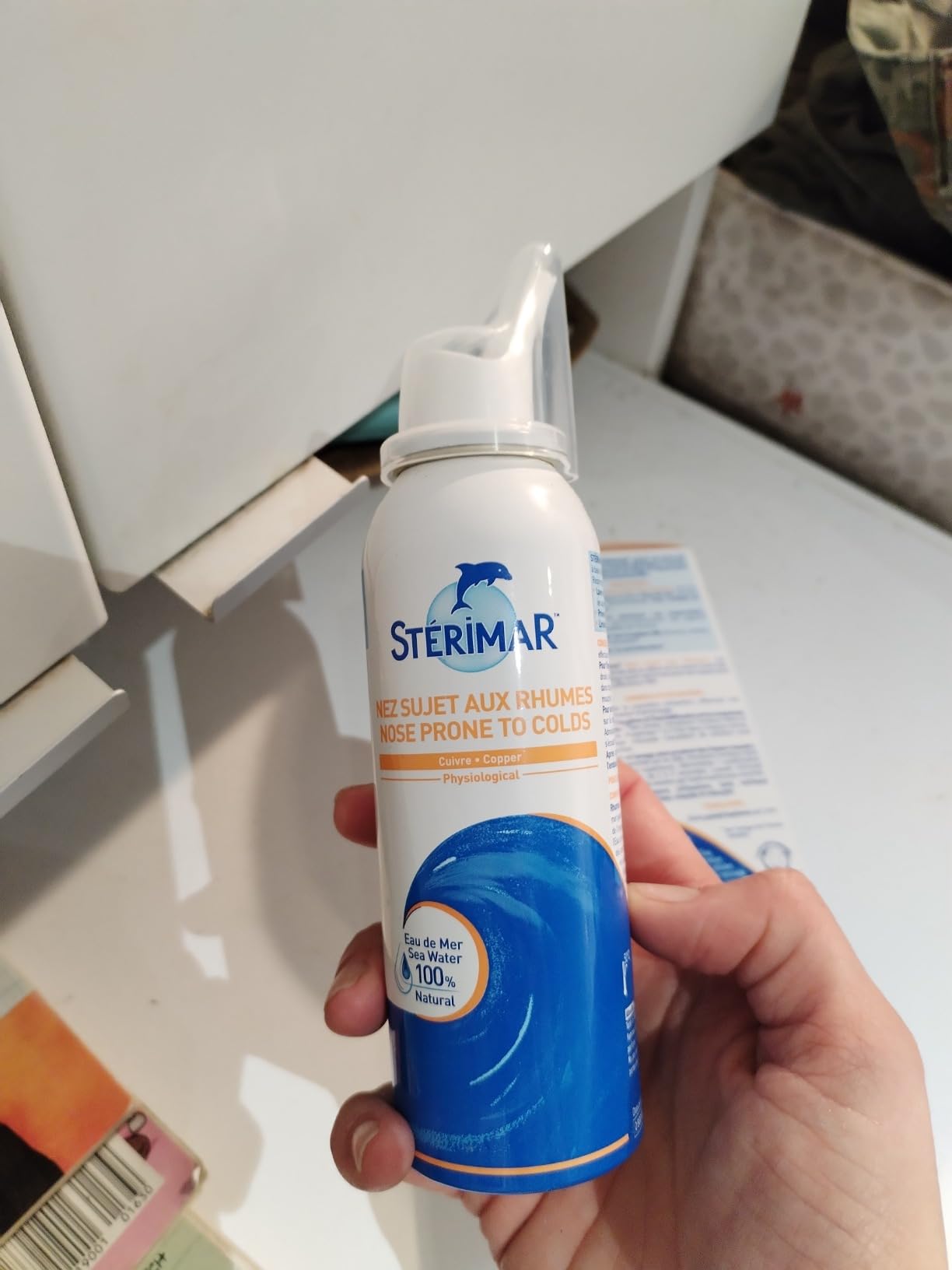 Stérimar Rhume Spray Nasal 100 ml Eau de Mer Cuivre
