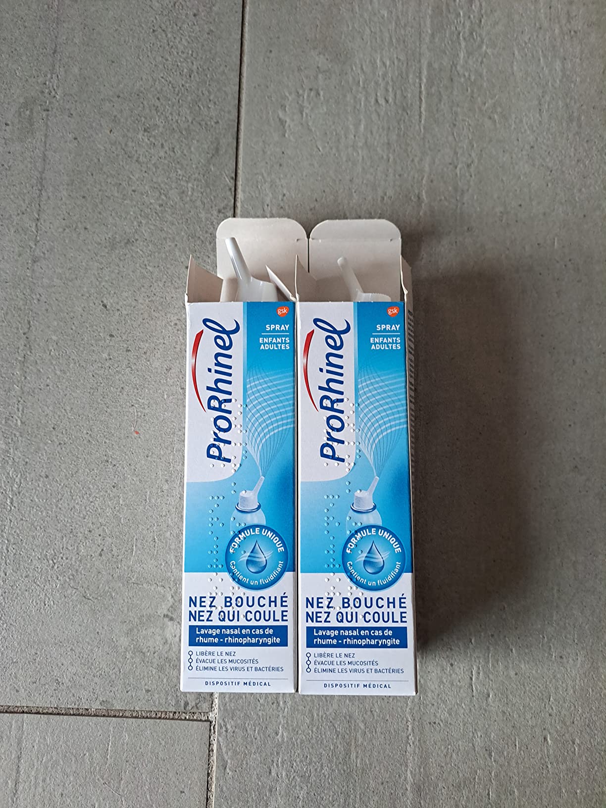 Prorhinel Enfants-Adultes spray nasal 2x100 ml fluidifiant