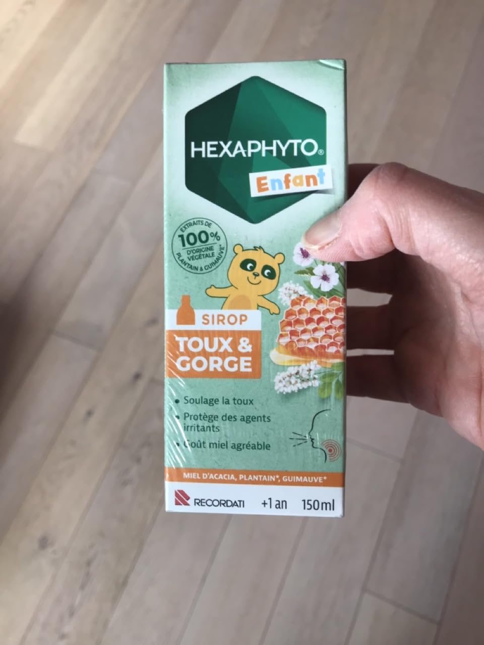 Hexaphyto Sirop Hexaphyto sirop toux gorge miel 150 ml enfant