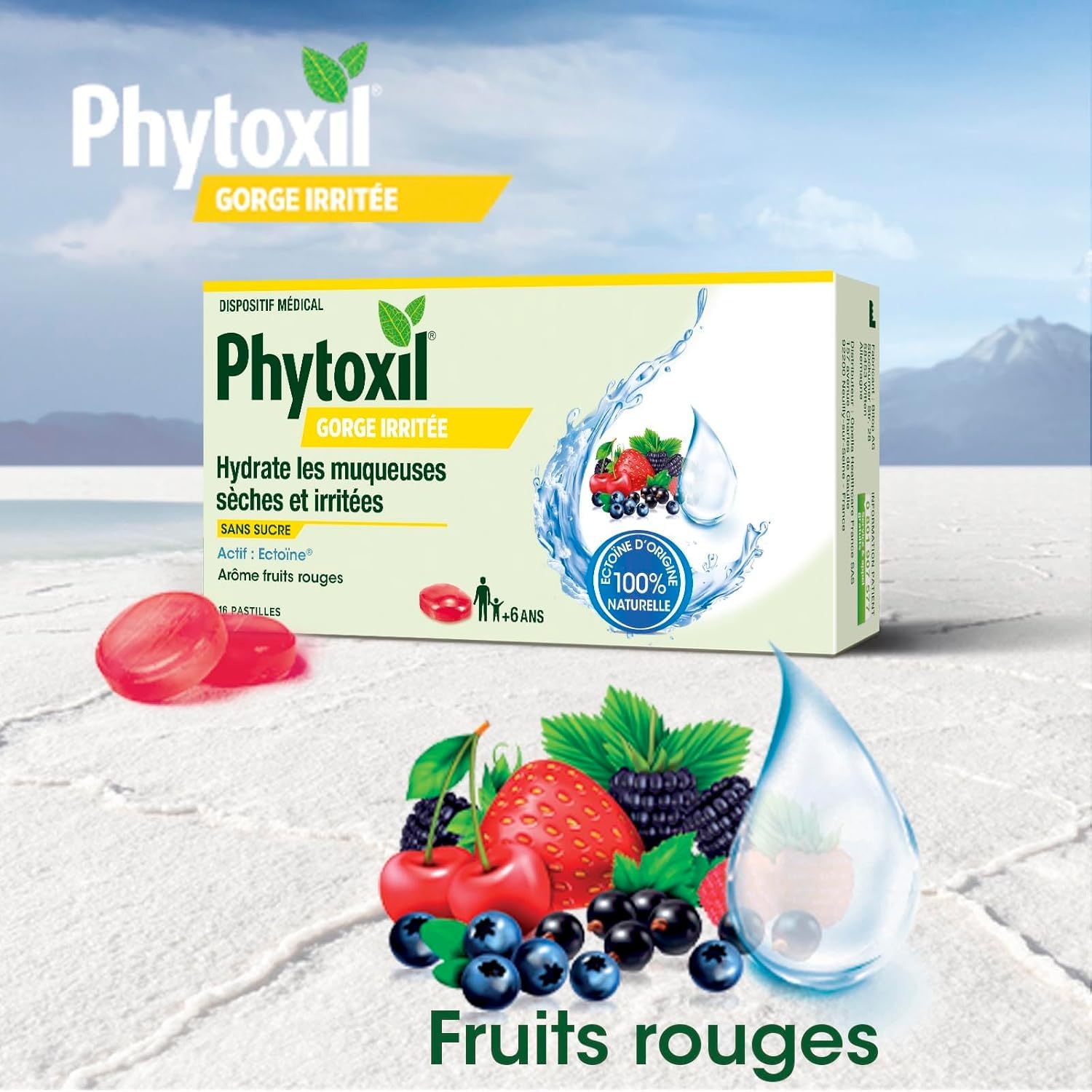 Phytoxil Toux & Gorge sirop 100 ml + pastilles fruits rouges