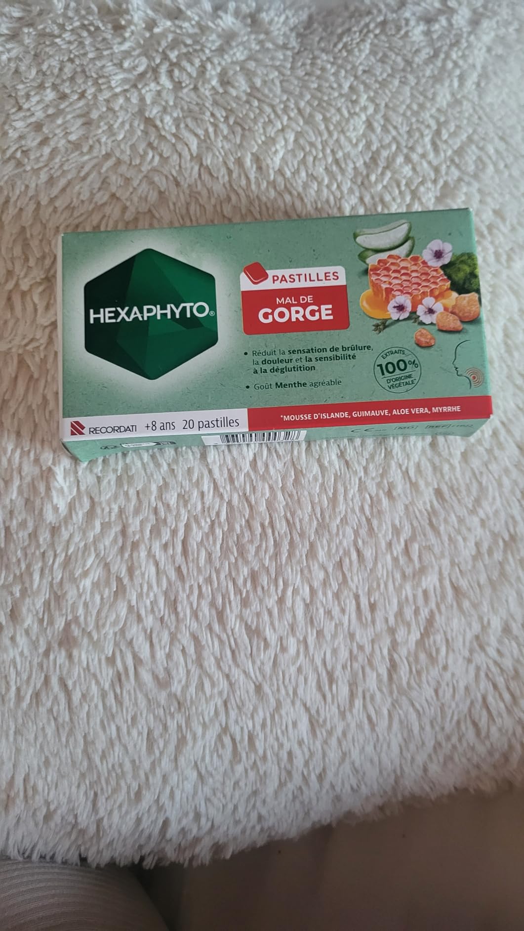 Hexaphyto Pastilles Hexaphyto pastilles gorge menthe 20 pastilles