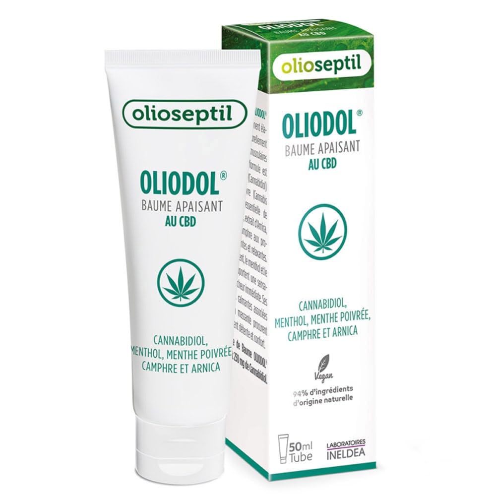 Olioseptil Oliodol baume apaisant CBD menthol 50 ml