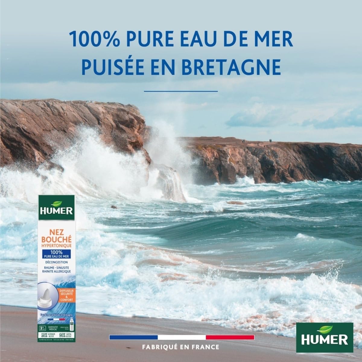 Humer Nez Bouché spray nasal hypertonique eau de mer 50 ml