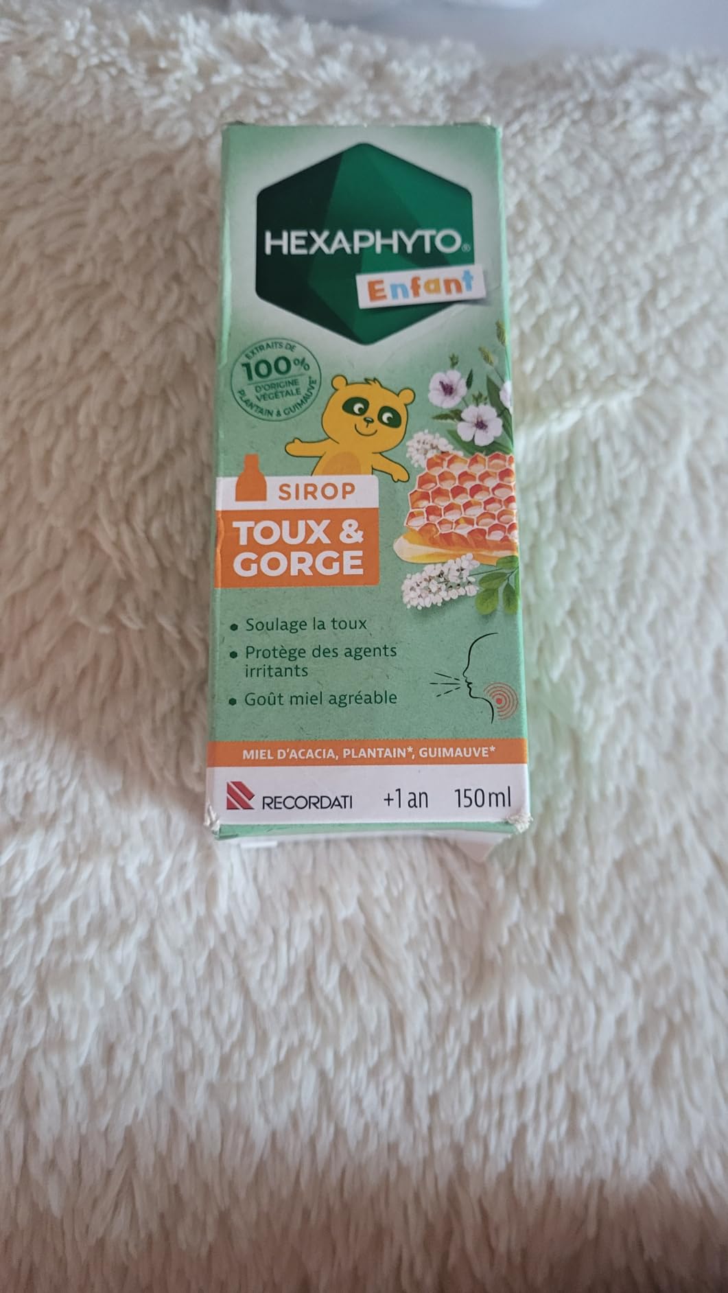 Hexaphyto Sirop Hexaphyto sirop toux gorge miel 150 ml enfant