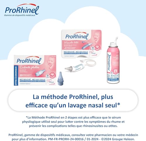 Prorhinel Gamme bébé mouche-bébé manuel + 60 embouts