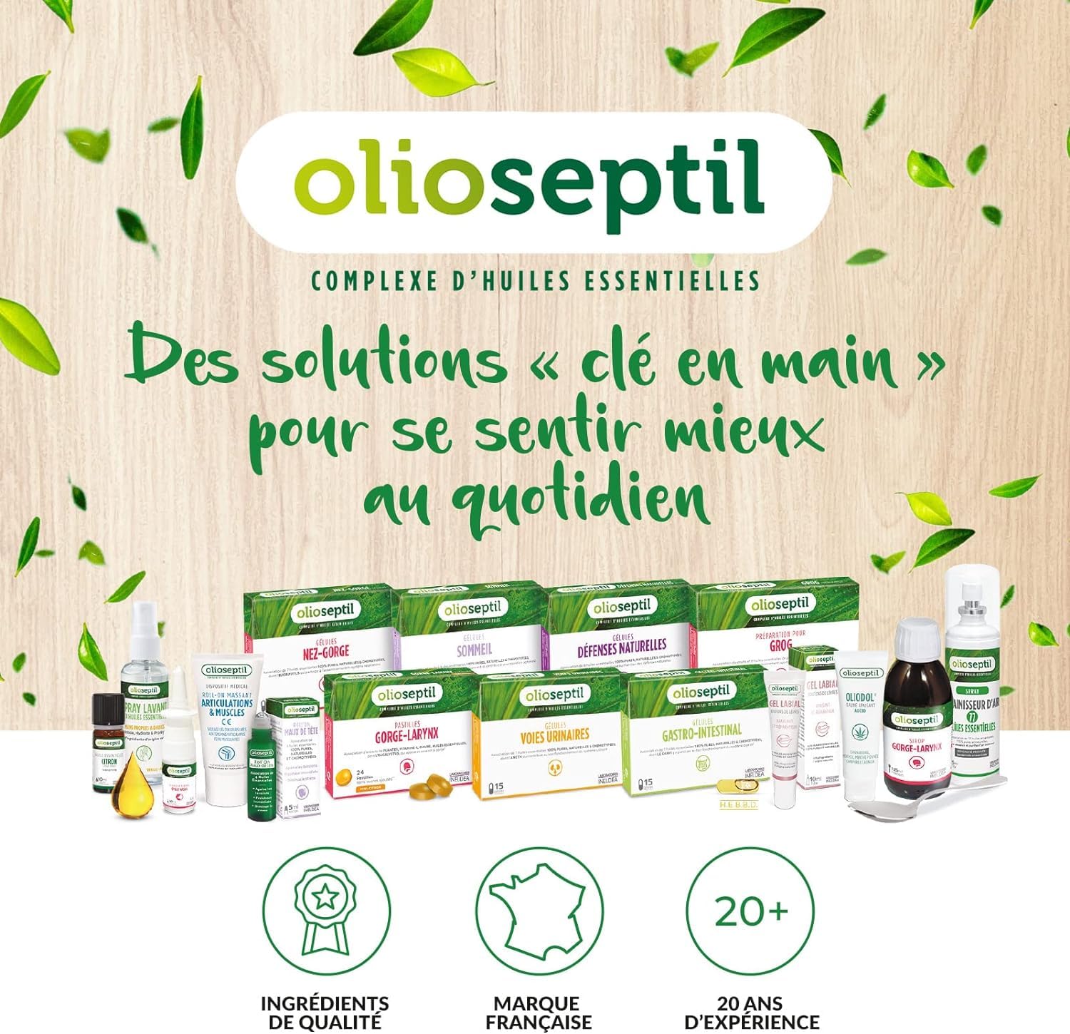 Olioseptil Confort respiratoire sirop gorge 125 ml manuka