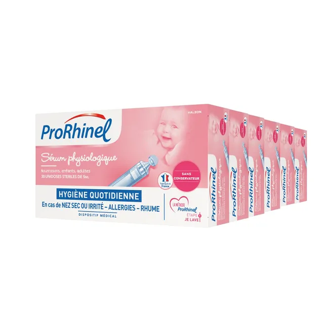 Prorhinel Gamme bébé sérum physiologique 6x30 unidoses