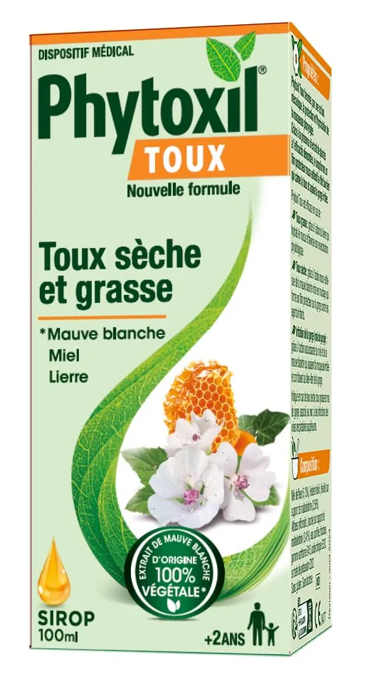 Phytoxil Gamme Toux sirop 100 ml toux sèche et grasse