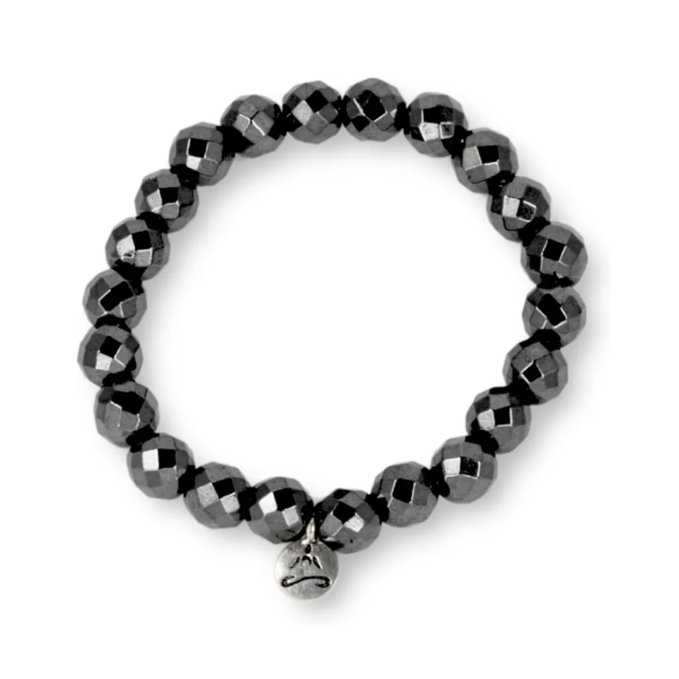 Aimantix Bracelet Hématite Magnétique Grosses Billes Taille Unique