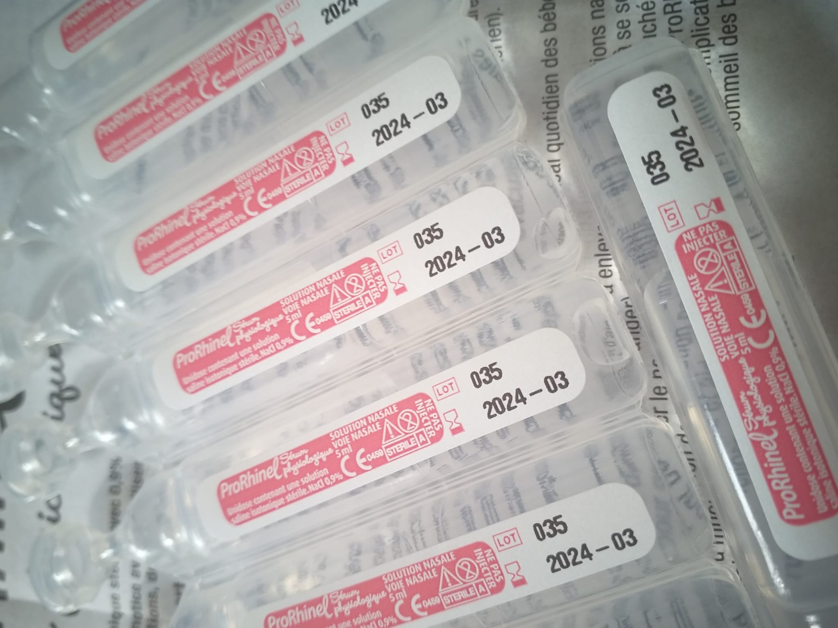 Prorhinel Gamme bébé sérum physiologique 6x30 unidoses