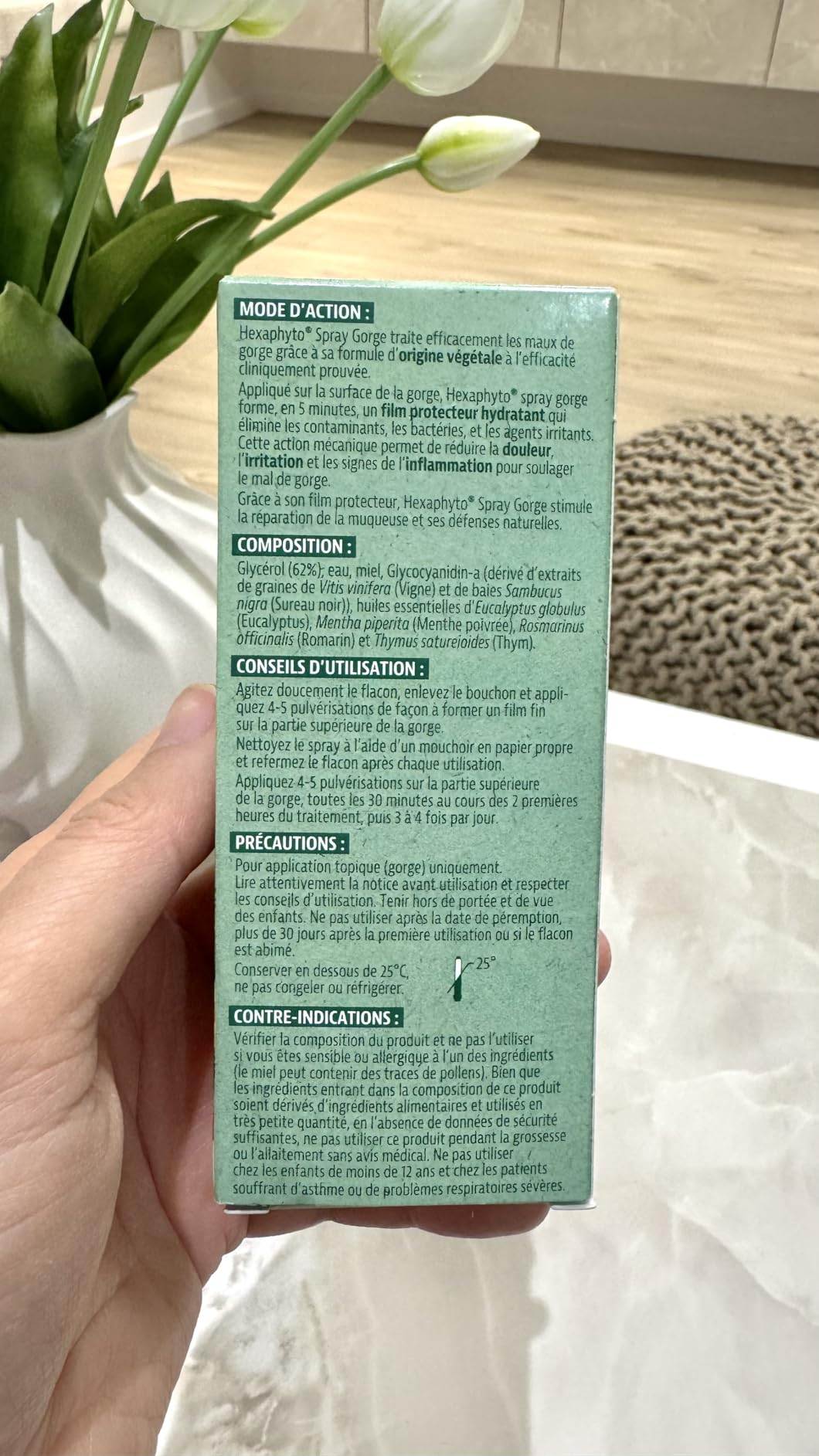Hexaphyto Spray Hexaphyto spray mal de gorge miel 30 ml