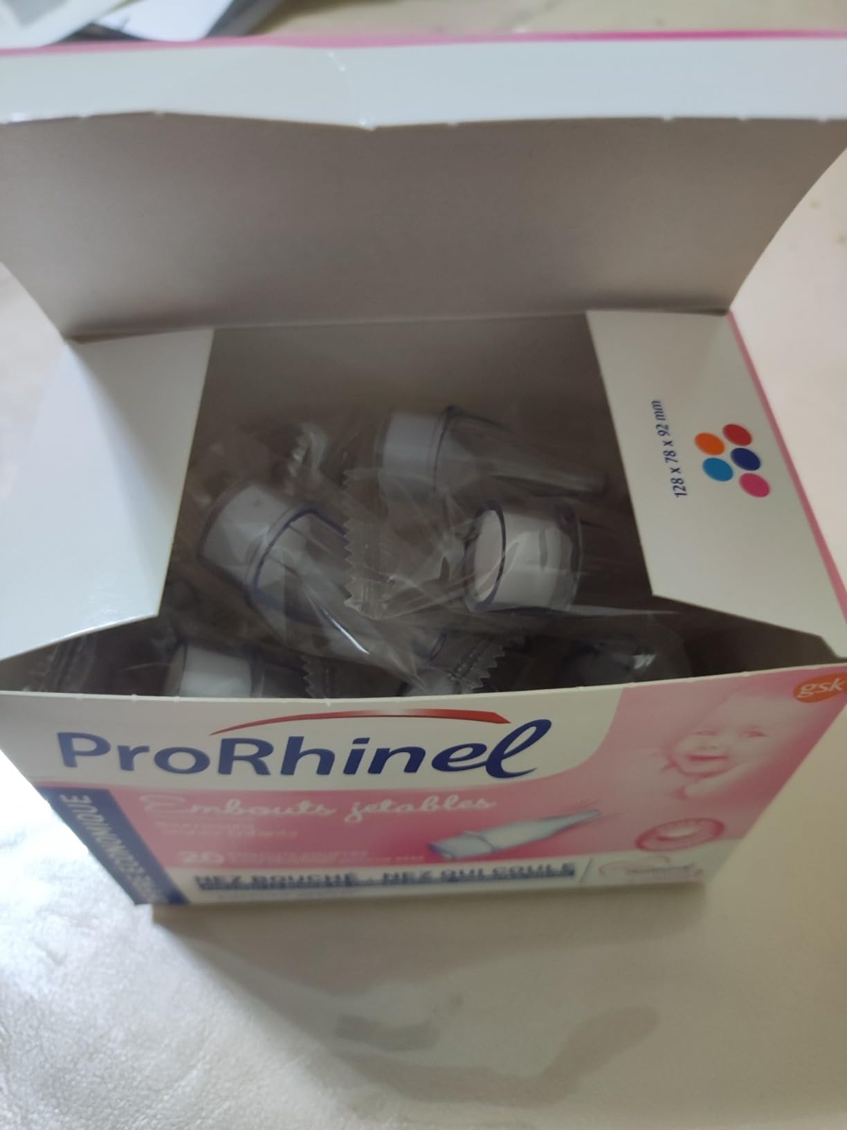 Prorhinel Gamme bébé Embouts jetables mouche-bébé 4x20 nez bouché