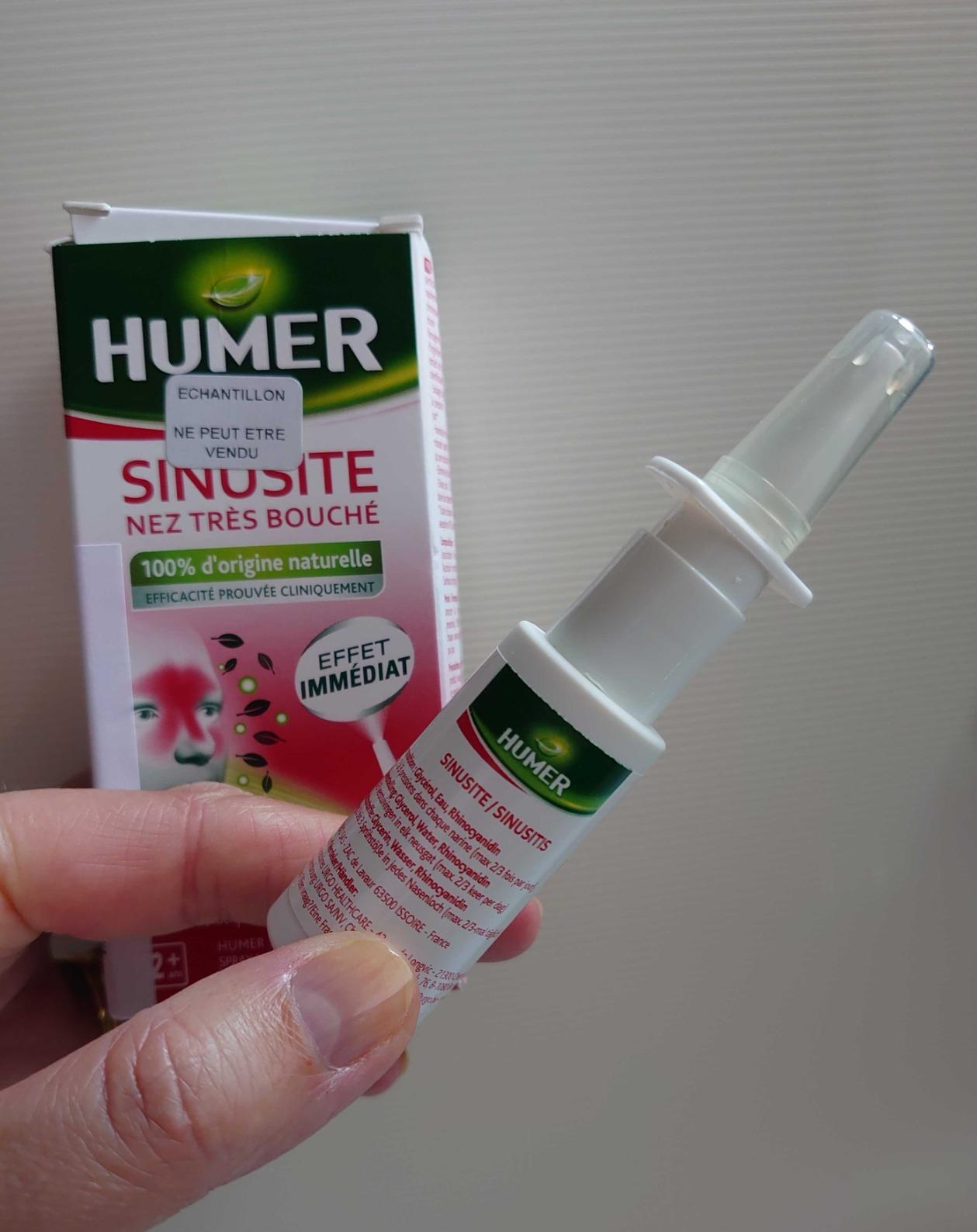 Humer Nez Sinusite spray nez très bouché 15 ml effet immédiat
