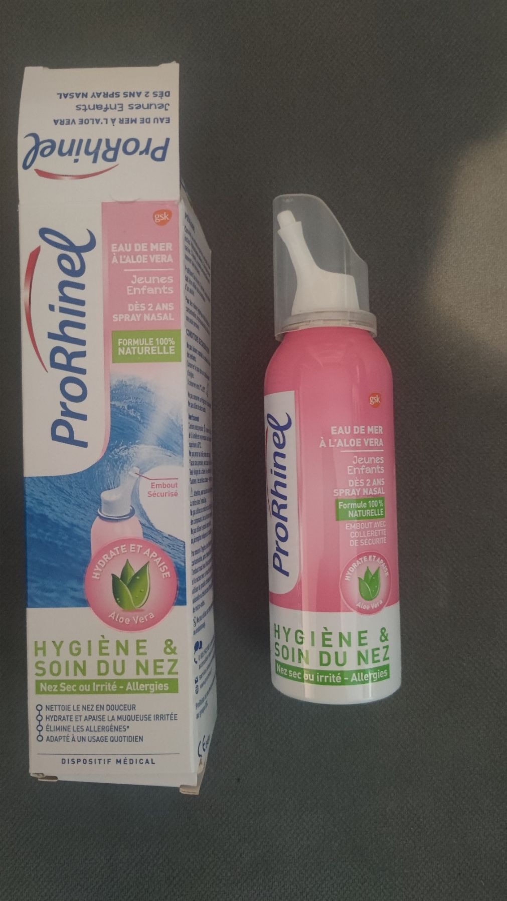 Prorhinel Gamme bébé spray nasal aloe vera 100 ml dès 2 ans