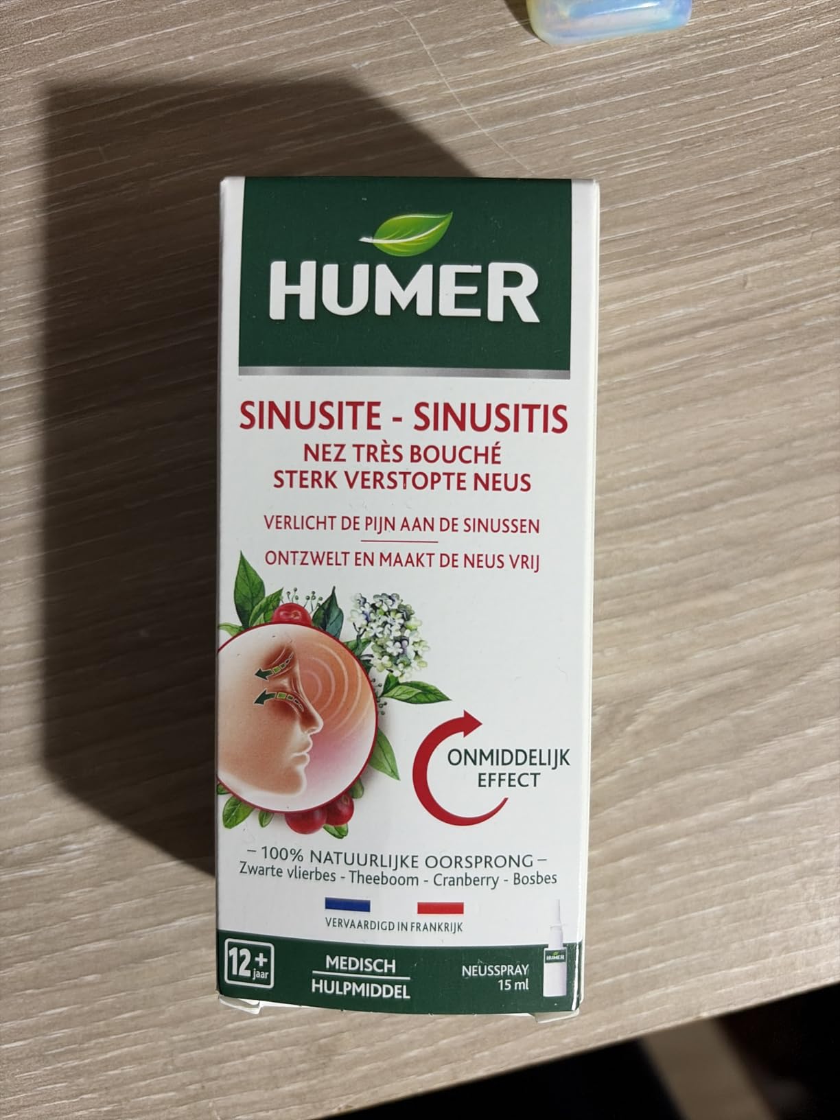 Humer Nez Sinusite spray nez très bouché 15 ml effet immédiat