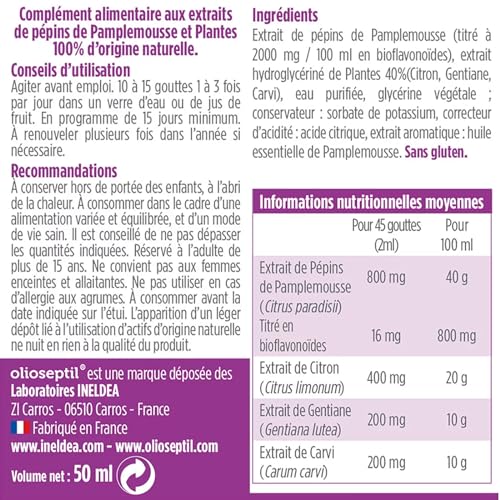 Olioseptil Défenses Naturelles EPP Citrus gouttes 50 ml
