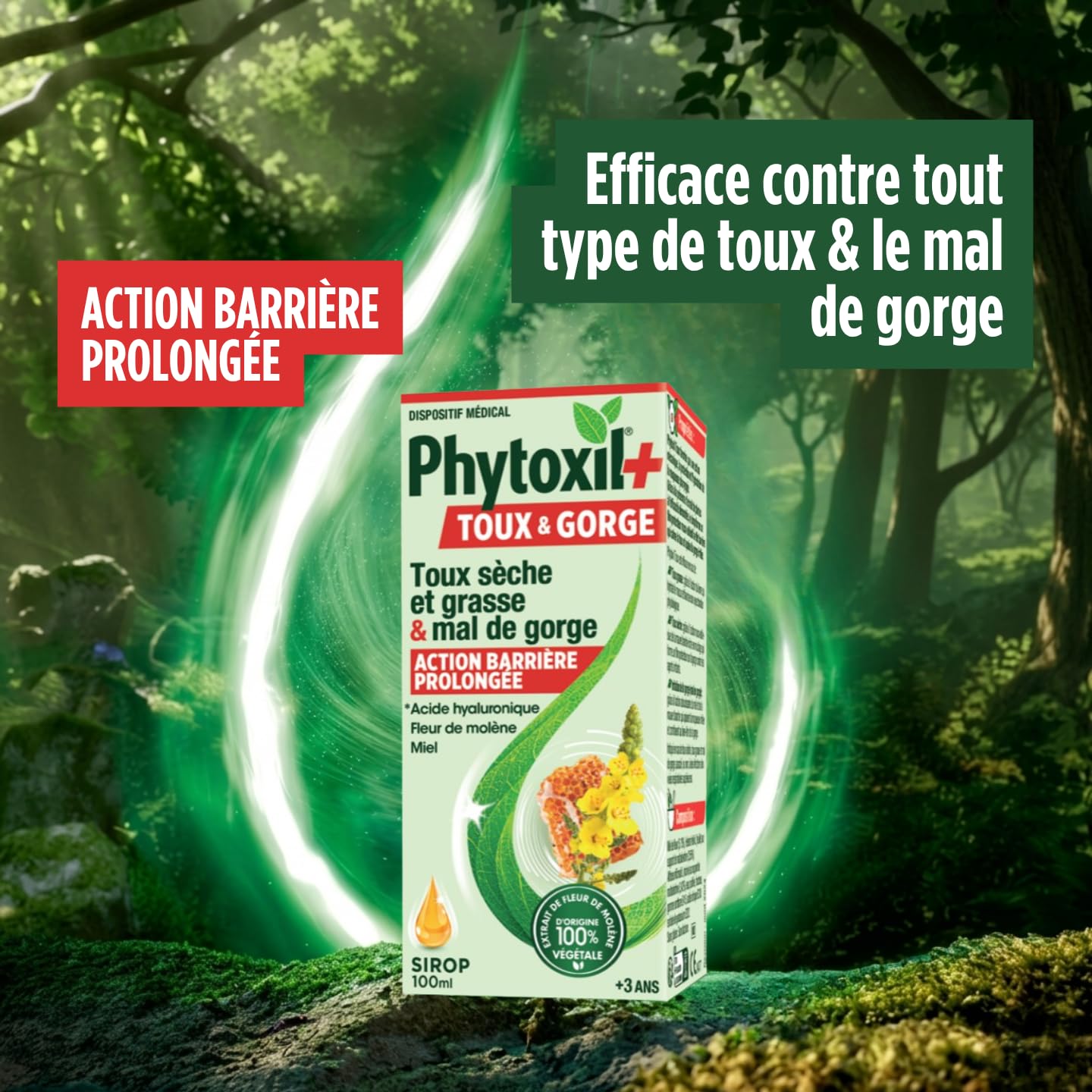 Phytoxil+ Toux et Gorge sirop barrière 100 ml