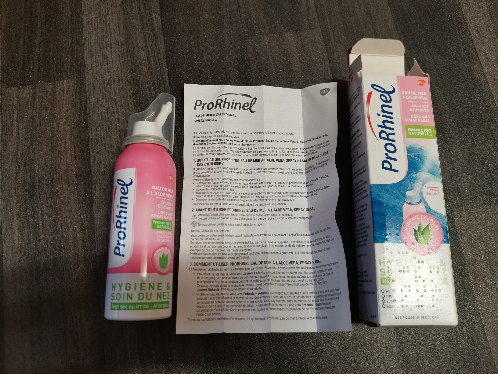 Prorhinel Gamme bébé spray nasal aloe vera 100 ml dès 2 ans
