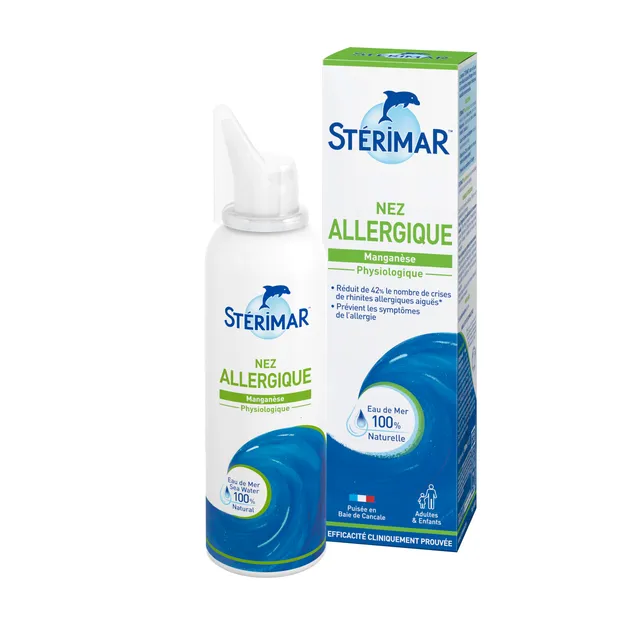 Stérimar Allergie spray nasal eau de mer 100 ml manganèse