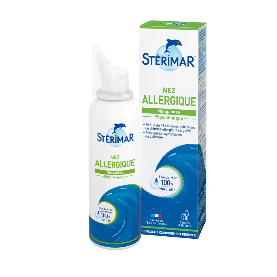 Stérimar Allergie spray nasal eau de mer 100 ml manganèse