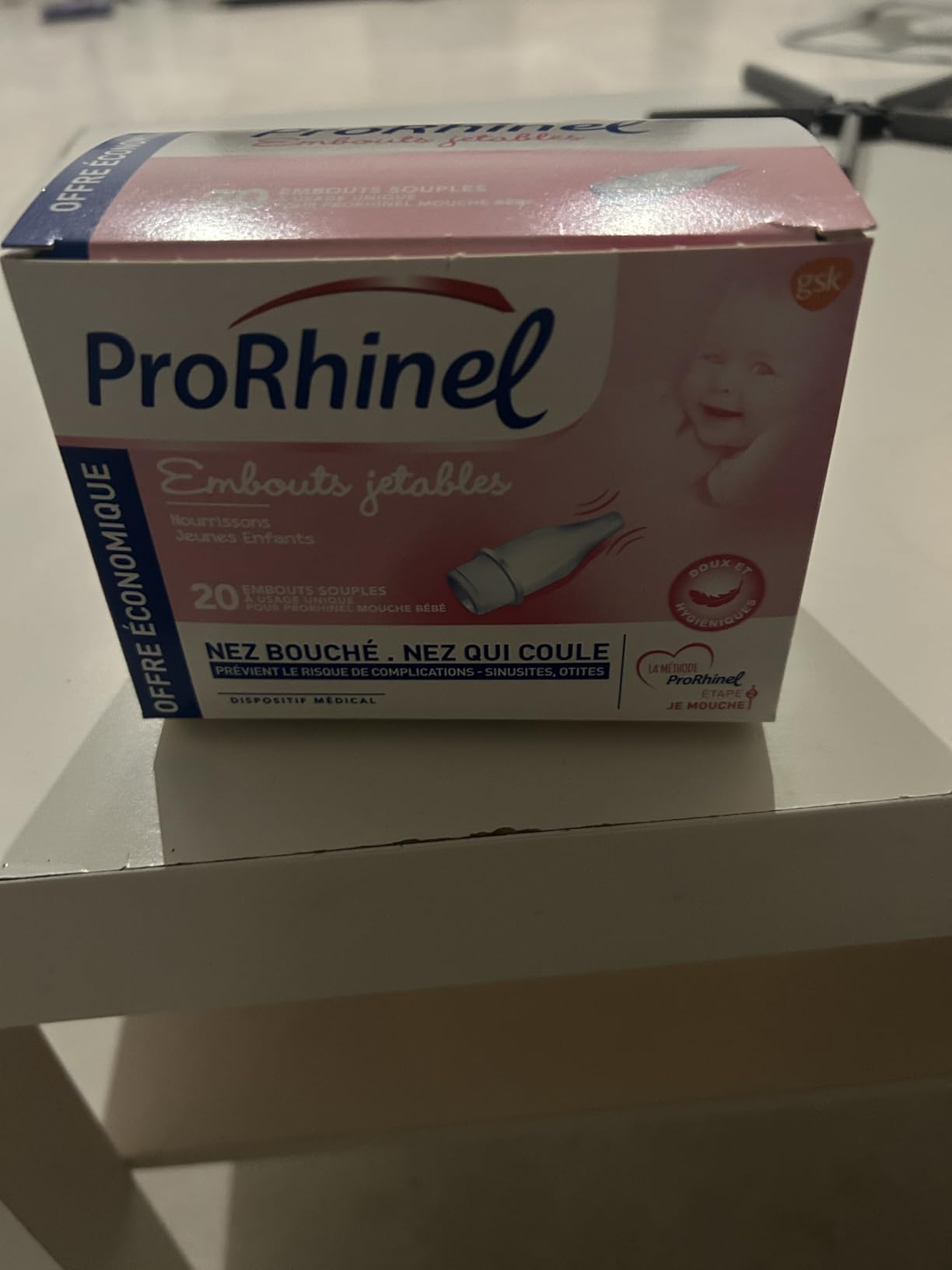 Prorhinel Gamme bébé Embouts jetables mouche-bébé 4x20 nez bouché